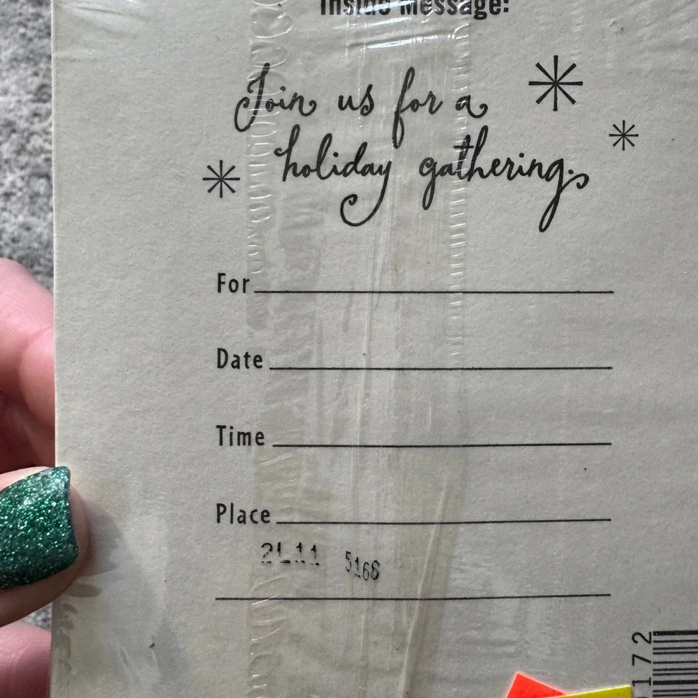 Hallmark Party Express Christmas Invitations Tis the Season Tree 2 Packs of 8